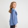 Children's shirt Minaku: Cotton Collection Blue Blue, Height 104