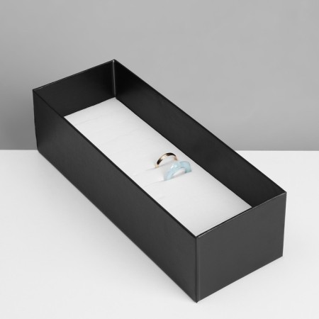 Standing for jewelry "Casket" 13 seats, 24.5 × 9 × 7 cm, black color-4