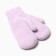 Women's mittens at the lawsuit Minaku smooth 22 cm lilac
