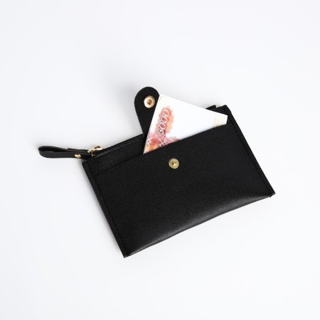 Cardholder with lightning, black color-4