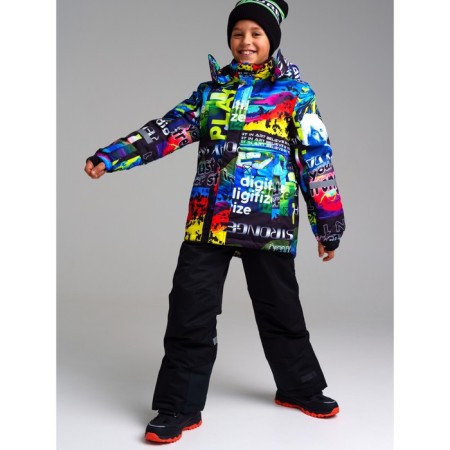 Winter jacket for a boy PlayTode, height 128 cm-3