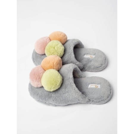 Women's slippers, size 38, blue color-3