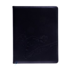 School diary, 5-11 grade, PVC cover, football player, black