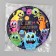 Disposable paper plate "Monster" (18 cm)