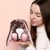 Soft toy "Li with a hare", bunny, 25 cm