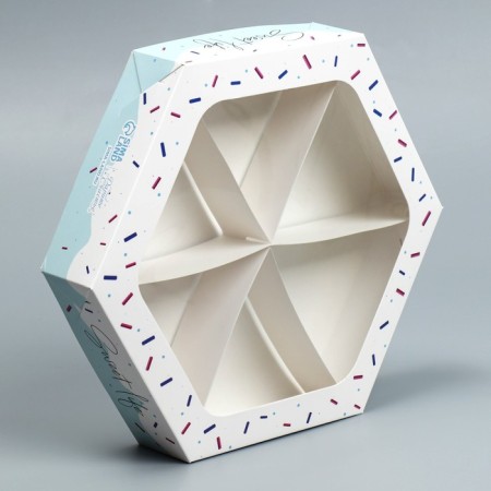Confectionery box, packaging, Sweet Life, 23 x 23x 4 cm-2