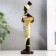 Souvenir Polystone Summary "African in a beige dress with gold" mix 14.5x4.7x3.3 cm