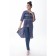 Cardigan female, size 42, blue color