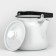 Kettle, 3.5 l, without a decolle, enameled cover, induction, white color