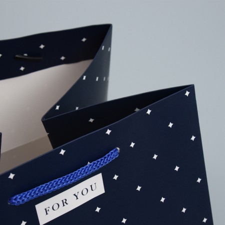 Square gift package, packaging, “For You”, 20 x 20 x 20 cm-6