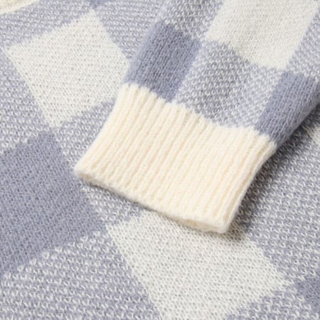 Women's sweater, blue color, size 44-48-3
