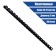 Plastic binding springs, d = 12mm, 100 pieces, sew 56-91 sheet, black, gelos