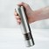 Electric mill for spices Magistro Steel, with backlight, silver color