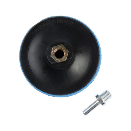 Velcro nozzle for a drill and Ushm tundra, M14, with an adapter, solid, 115 mm-1