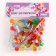 Crystals are plastic decorative, set of 140 g, size 1 pc. - 1 × 1.5 cm, color mix
