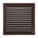 Ventilation grate Zein Lux RM3030KR, 300 x 300 mm, with a grid, metal, brown