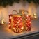 LED figure “Red Gift” 17x15x15 cm, 20 LED, AAH2 batteries (not in the kit), warm white glow