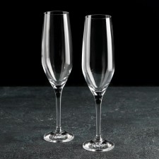 A set of glasses for champagne Bohemia Crystal Amoroso, 200 ml, 2 pcs