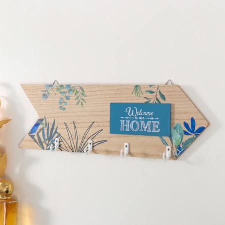 Decorative tree hooks "Welcome home. Plants" 34x10.8 cm-1