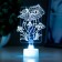 Light "Mushrooms" LED RGB 6 colors from batteries LR1130, 3pc 7x11 cm Risalux
