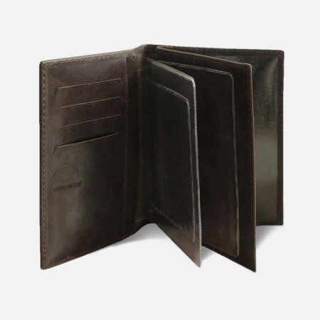 Cover for auto documents, passport department, brown color-2