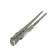 Pipe key "bottom", lever, No. 0, lip disclosure 5-28 mm, 45 °, curved lips, No. 0