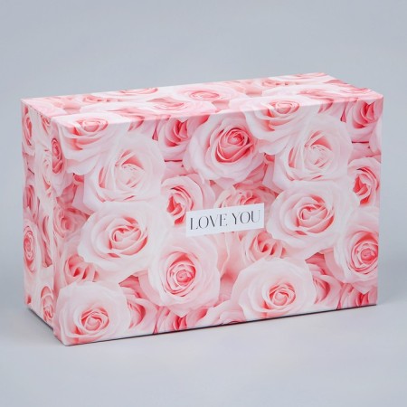 Rectangular gift box, packaging, love you, 24 x 15.5 x 9.5 cm-1