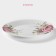 Porcelain dessert shade "Rose", d = 20.3 cm, white color