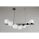 Suspended chandelier jagna g9