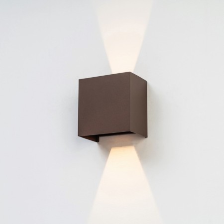 Wall lamp Mantra Davos XL, LED, 1830LM, 4000K, 150x100x150 mm, brown color-1