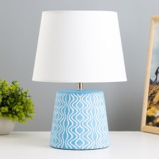 Maura table lamp E14 40W Blue 23x23x33 cm Risalux