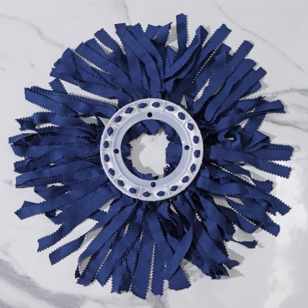 Nozzle for the mops "suede" (sets for cleaning with a centrifuge), ring 16 cm, blue color-3