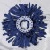 Nozzle for the mops "suede" (sets for cleaning with a centrifuge), ring 16 cm, blue color