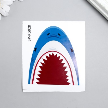 The sticker for the switch color "Akuli mouth" 11x12 cm-1