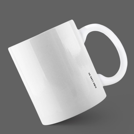 Ceramic mug "Lyokha", 320 ml, white color-2