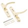 Set of pens "Allur" 132-1 85 mm GP, brass color