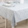 Rolled oilcloth with embossing "Clover", 1.25 × 25 m, blue color