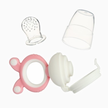 Nibbler with silicone mesh, rotary piston, pink color-1