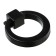 Handle button tundra RK045BL, black