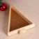Kashpo wooden "Box Christmas tree with a triangle", array, 32 × 23 × 4.5 cm