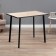 Dining Modern Mini Laksi, 892x585x750, Black /Irish oak