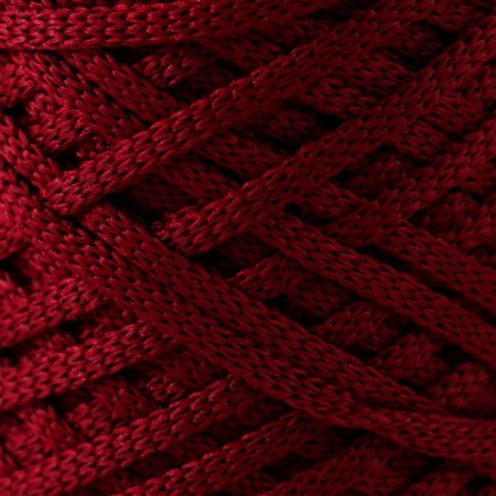 Cord flat 3 mm polyester in balls 100m/170g (+/- 5%) burgundy-153-2