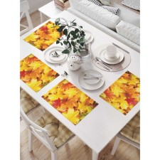 A set of napkins for setting the table 
