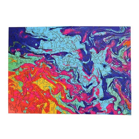 Puzzle wooden figured "Paints of the world"-4