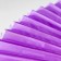 Fan bamboo, textiles h = 21 cm "monocet" in a box, purple