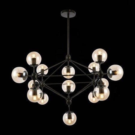 Ceiling EVOLUCE lamp. Sle154903-15. Lacotta. 15x40 watts, E27, 120x120x130 cm, black color-1