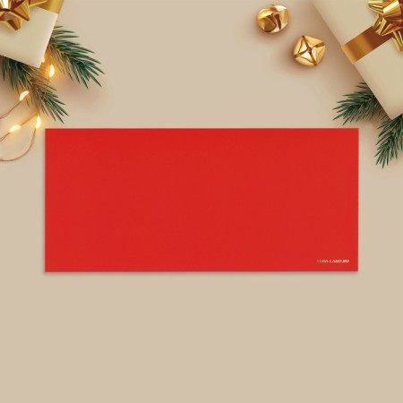A set of gift envelopes “Happy New Year”, 8 pieces, software touch, embossing, 19 x 9.2 cm, New Year-12