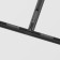 The T-shaped connector for the built-in track system Technical TRA010CT-42B, 23.9x23.9x5.35 cm, black color is black