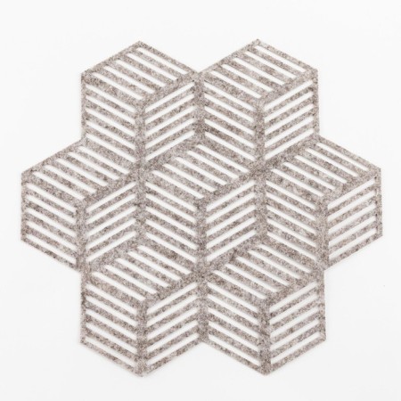 Decorative clip "Cube" 30 x 31.2 cm, 100% p/e, felt-1