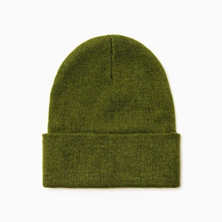 Two -layer male hat with lapel, one size, khaki color-5